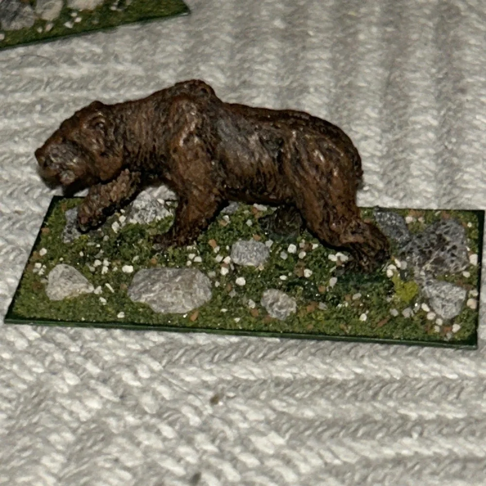 Grenadier Bear - Pewter, D&D Ral Partha Metal Miniature Lot Of 2‎